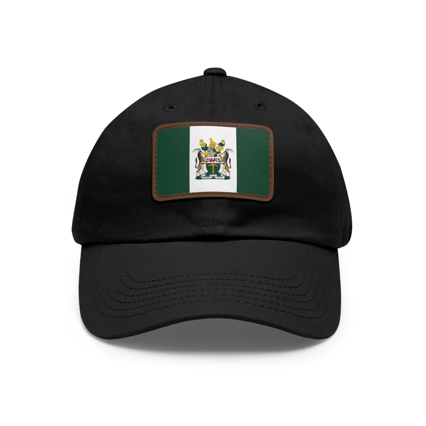 Rhodesian Leather Patch Baseball Hat